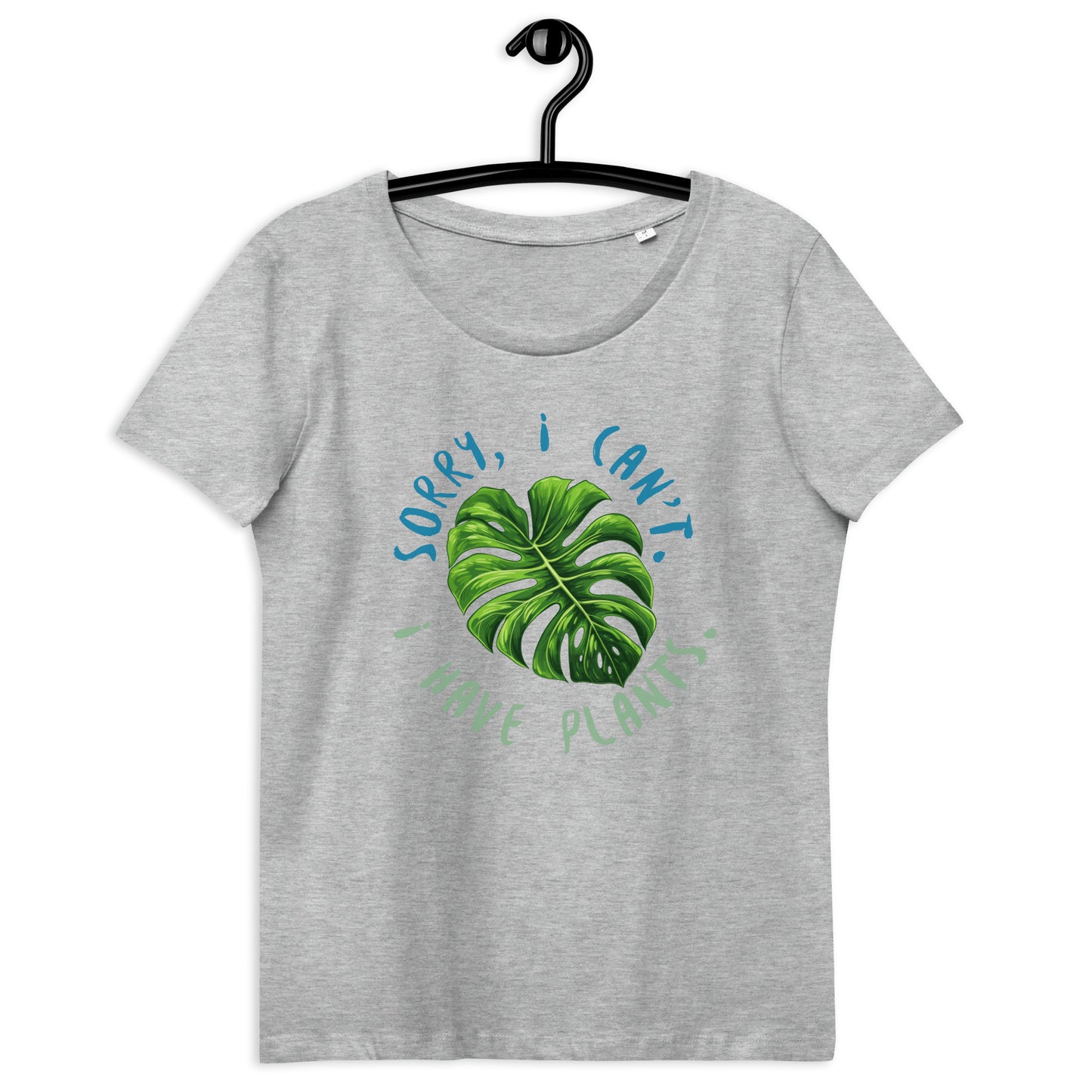 Naisten t-paita peikonlehti "I have plants"