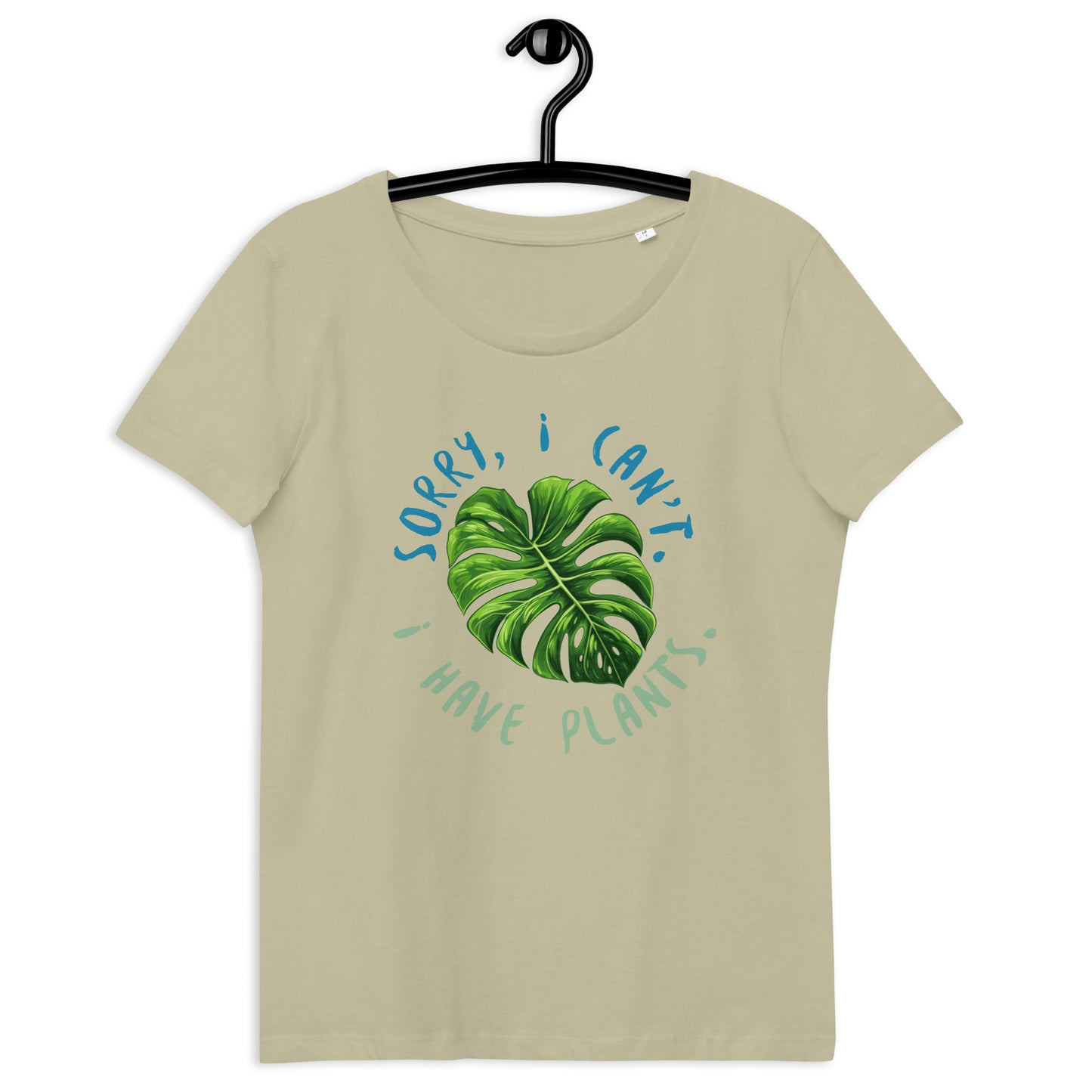 Naisten t-paita peikonlehti "I have plants"